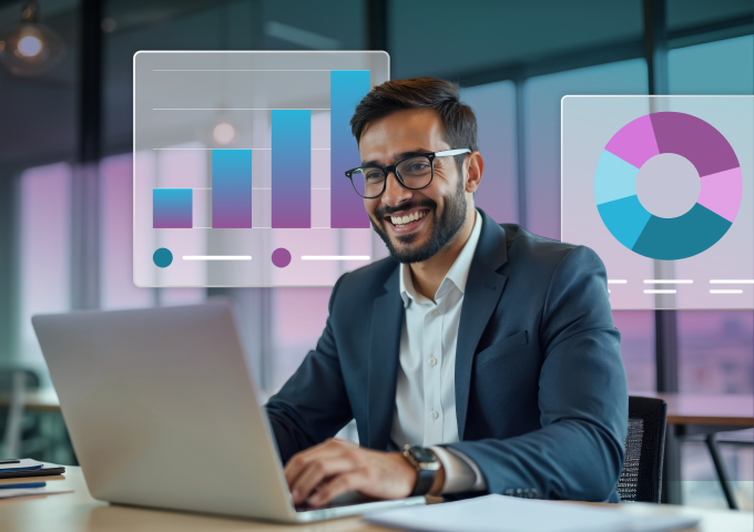 Facility manager using AI dashboards