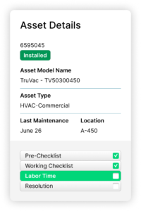 asset details